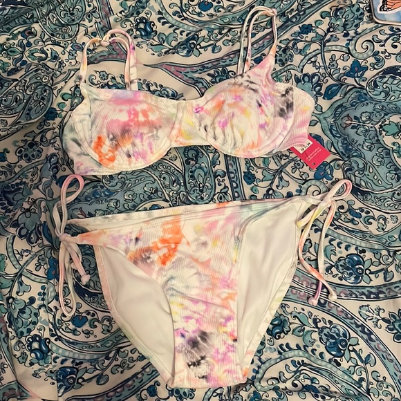 Xhilaration Tie Dye Bathing Suit - Picture 1 of 8